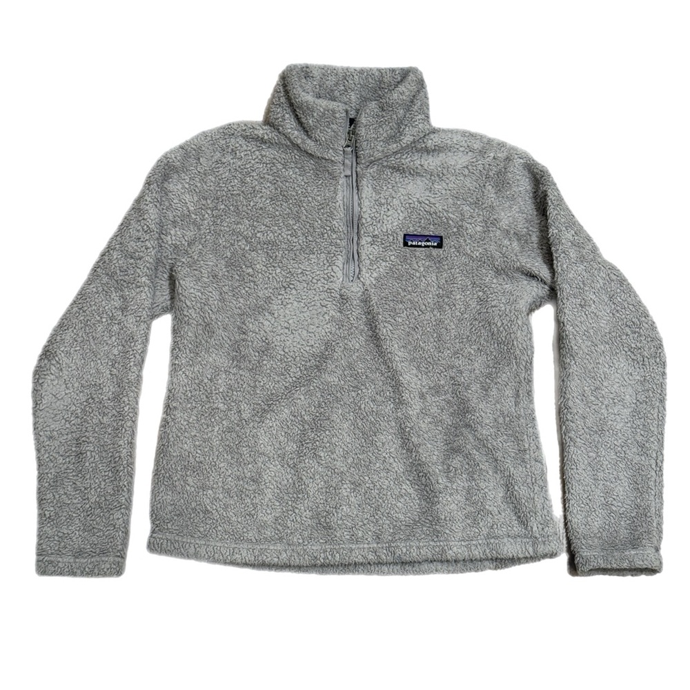 Patagonia Los Gatos Fleece Jacket 1/4 Zip Pullover Fuzzy Sherpa Women's Small